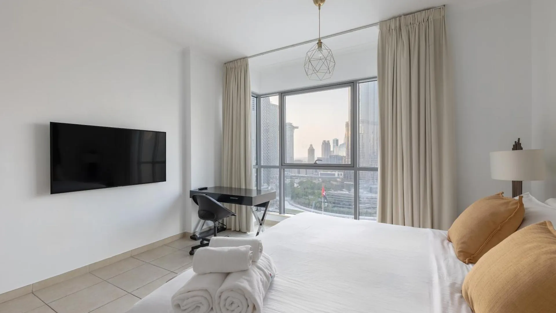Apartment Burj And Fountain View 3Br Plus Maids Dubai United Arab Emirates